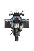 ZEGA Evo X système spécial pour Honda CRF1000L Africa Twin (2018-) / CRF1000L Adventure Sports        Contenance 45/45, Couleur du porte-bagages Argent, Couleur And-Black